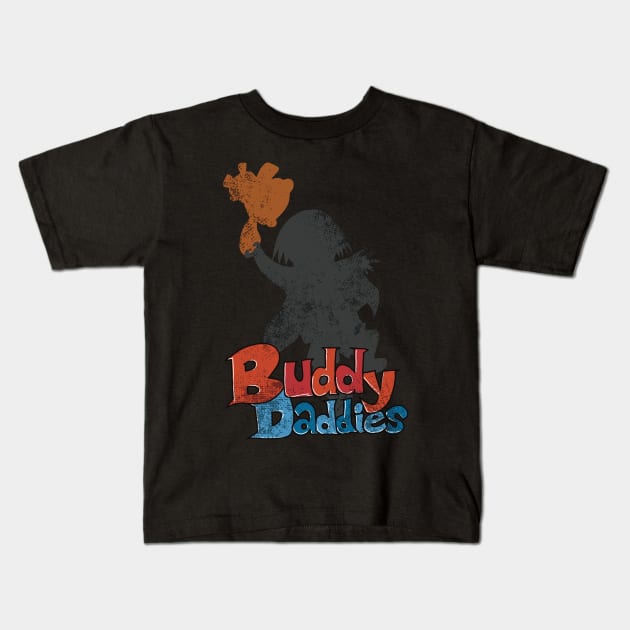 BUDDY DADDIES ANIME COVER INSPIRED DISTRESSED Kids T-Shirt by Animangapoi